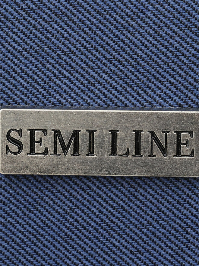 Semi Line Střední kufr Semi Line T5772-2 Tmavomodrá