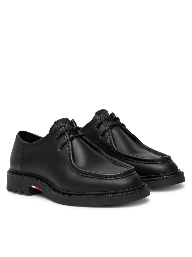 Tommy Hilfiger Halbschuhe Tommy Hilfiger Comfort Lwt Moc Toe FM0FM05588 Schwarz
