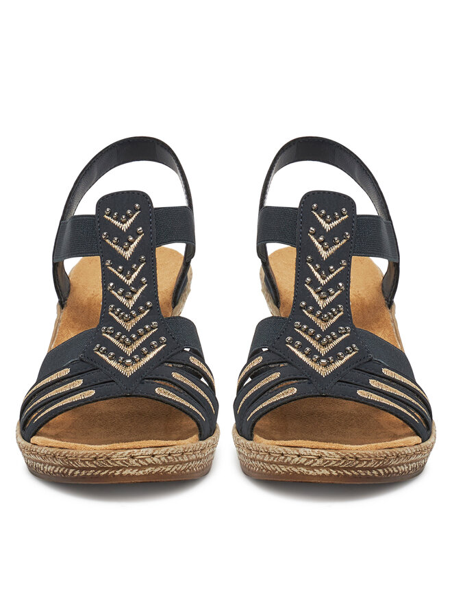 Rieker Sandalen Rieker V2461-14 Dunkelblau