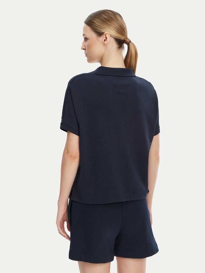 Tommy Hilfiger Tommy Hilfiger Pólóing WW0WW44512 Sötétkék Relaxed Fit