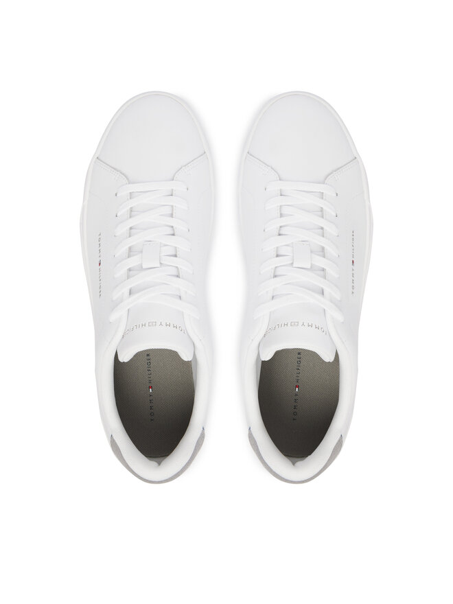 Tommy Hilfiger Sneakers Tommy Hilfiger Th Court Core Ess Leather FM0FM05367 Weiß