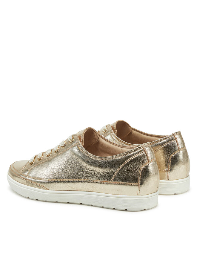 Caprice Sneakersy Caprice 9-23654-42 Złoty