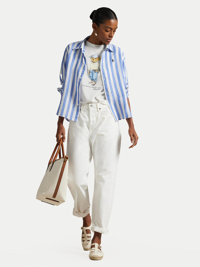 Polo Ralph Lauren Polo Ralph Lauren T-shirt 211965107001 Bianco Regular Fit