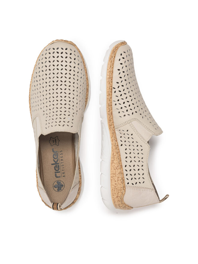 Rieker Halbschuhe Rieker N4251-60 Beige