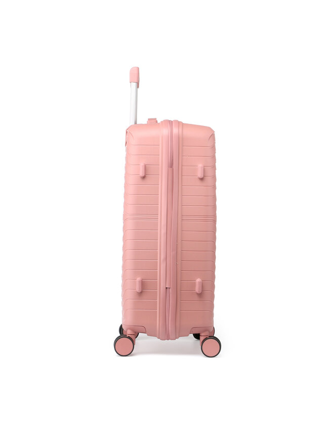 Semi Line Μεγάλη Βαλίτσα Semi Line T5779-3 Ροζ