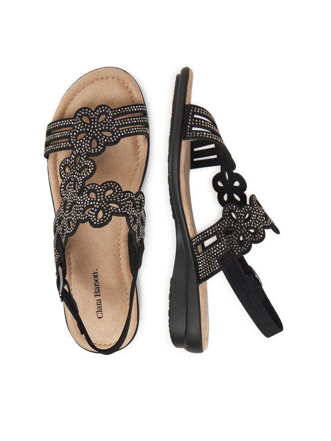 Clara Barson Sandalen Clara Barson WSXD015-06 Schwarz