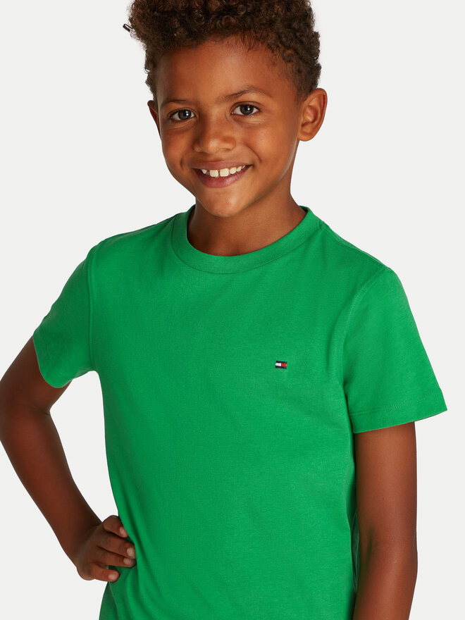 Tommy Hilfiger Tommy Hilfiger Camiseta Essential KB0KB06879 D Verde Regular Fit