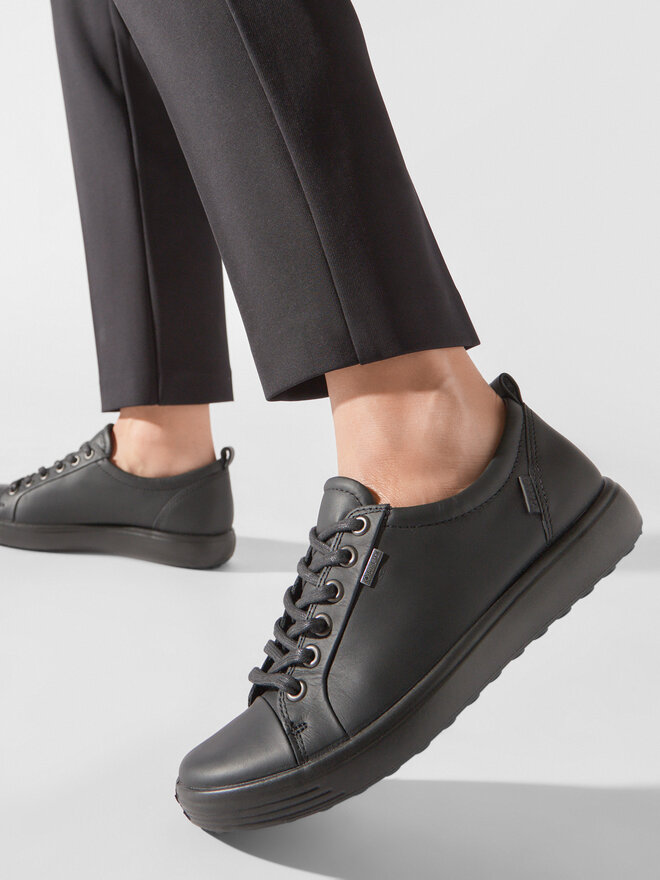 ECCO Sneakersy ECCO Soft 7 W GORE-TEX 44030301001 Čierna