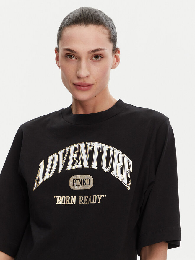 PINKO PINKO T-Shirt Niamey 104604 A2CS Μαύρο Regular Fit