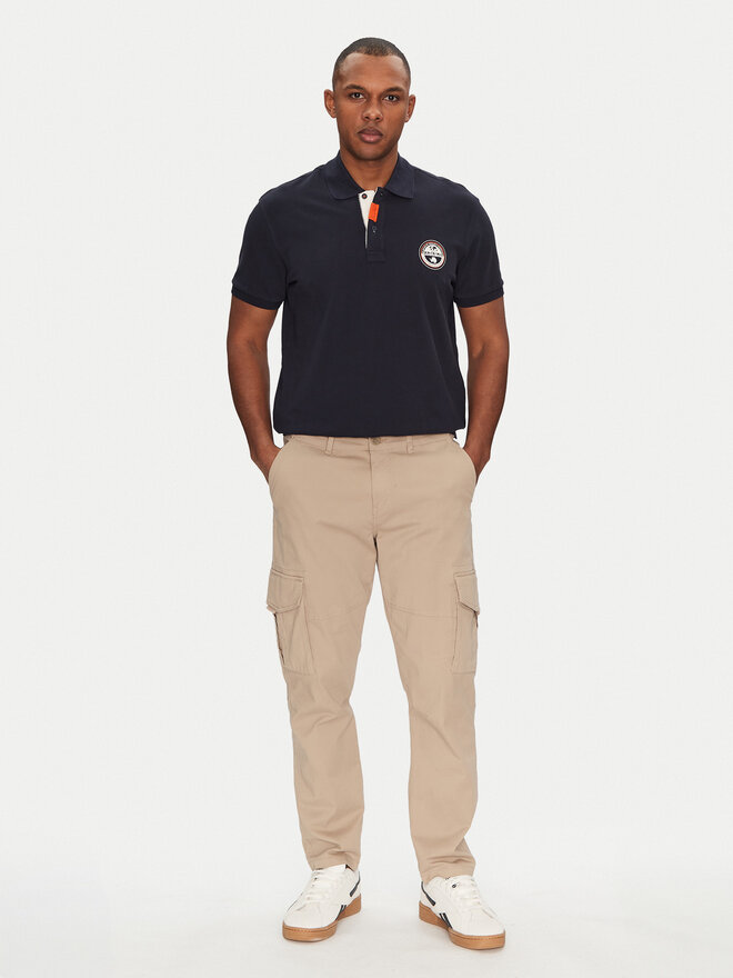 Napapijri Napapijri Polo E-Clanis NP0A4ID31761 Tamnoplava Regular Fit