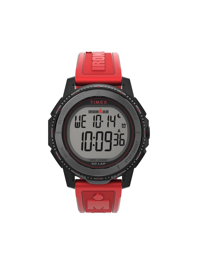 Timex Hodinky Timex Ironman Digital Adrenaline TW5M57900 Červená