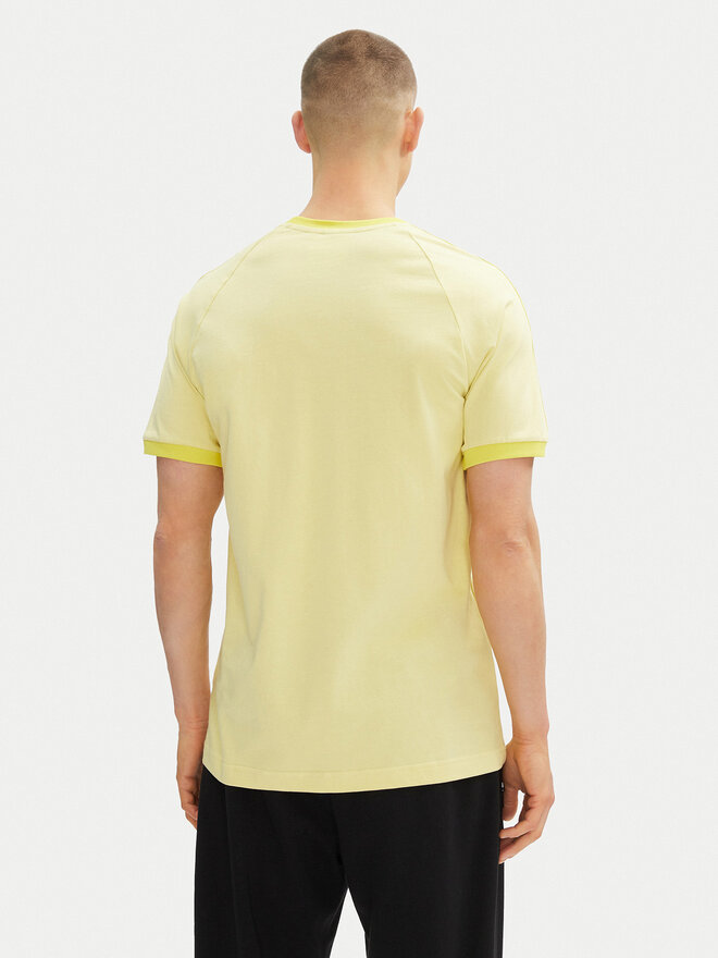 adidas adidas Футболка adicolor Classics 3-Stripes JN7021 Жовтий Slim Fit