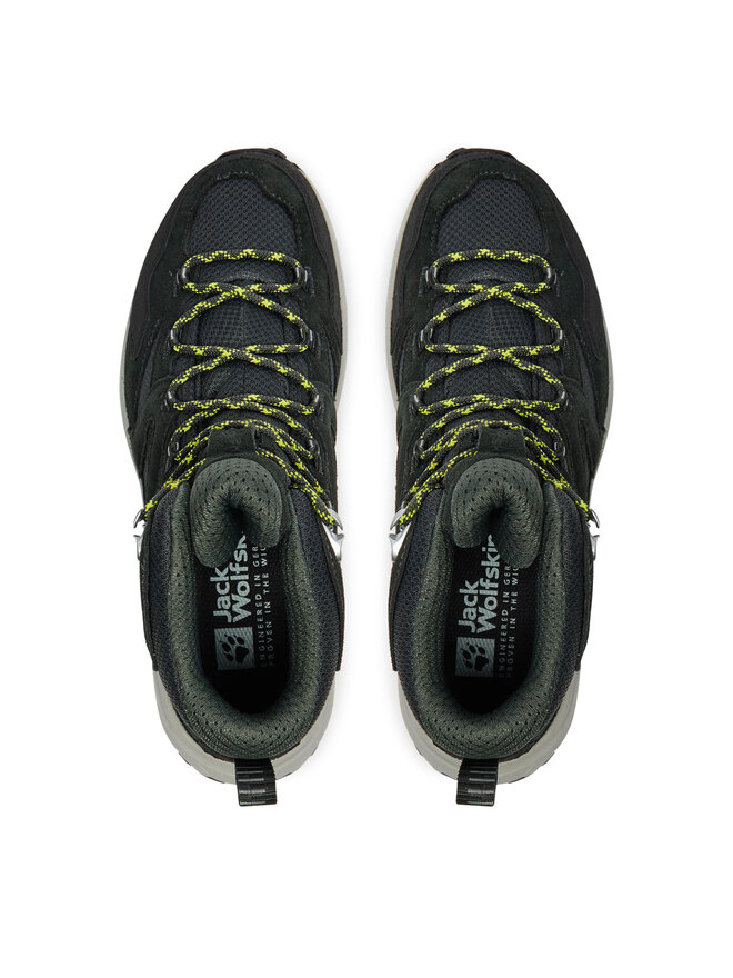 Jack Wolfskin Трекінгові черевики Jack Wolfskin Vojo Tour Texapore Mid M A62072 Чорний