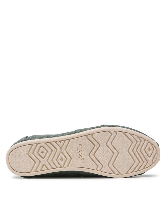 Toms Nizki čevlji Toms Alpargata 10017719 Zelena