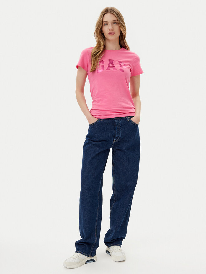 Gap Gap Marškinėliai 776775-04 Rožinė Regular Fit