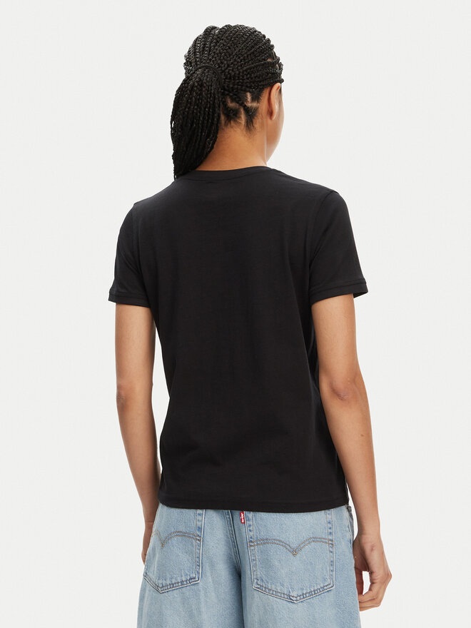 Kappa Kappa T-Shirt Logo Cabou 303H0P0 Schwarz Regular Fit