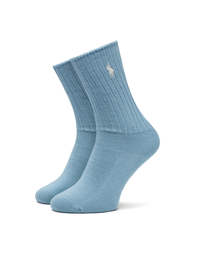 Polo Ralph Lauren Skarpety wysokie damskie Polo Ralph Lauren 455921921001 Niebieski