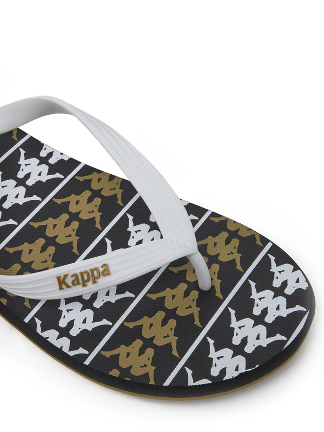 Kappa Japonki Kappa 371D2UW White - Black - Green Military Kolorowy