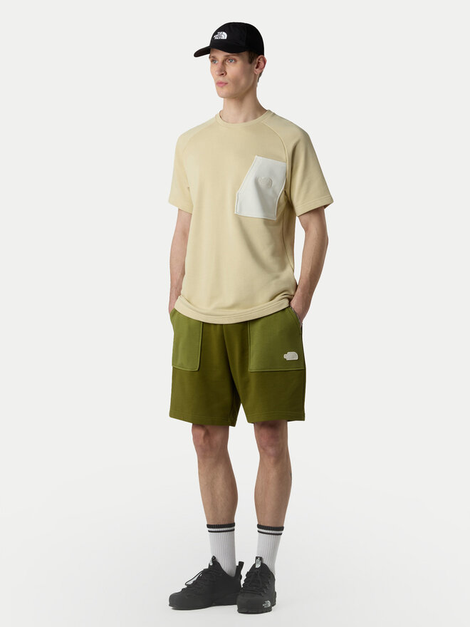 The North Face The North Face Camiseta Terry NF0A8C28 Beis Relaxed Fit