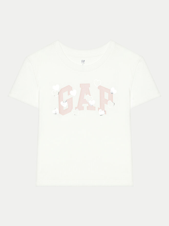 Gap Gap Camiseta 628713-01 Blanco Relaxed Fit