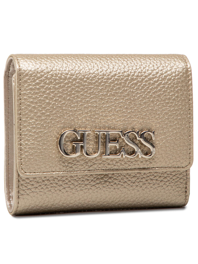 GroBe Damen Geldborse Guess Uptown Chic MG Slg SWMG73 01430 Goldfarben eschuhe