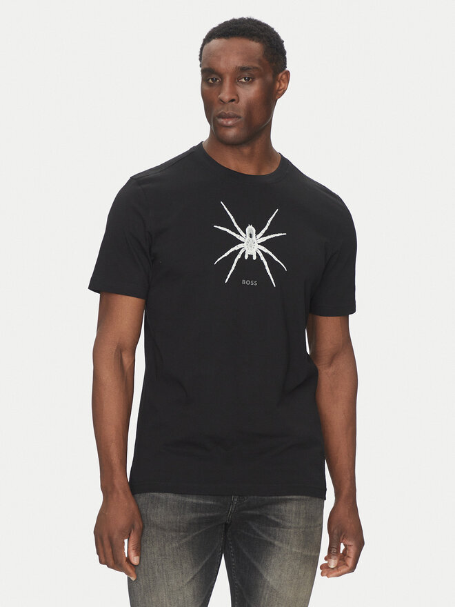 BOSS BOSS Camiseta Te_Spiderbat 50534924 Negro Regular Fit