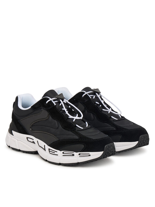 Guess Sneakers Guess FLTBRZ LEA12 Schwarz