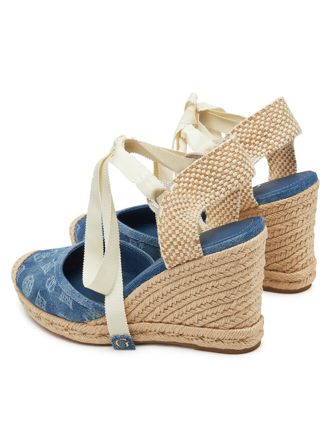 Guess Espadryle Guess FLJCYR DEN04 Niebieski