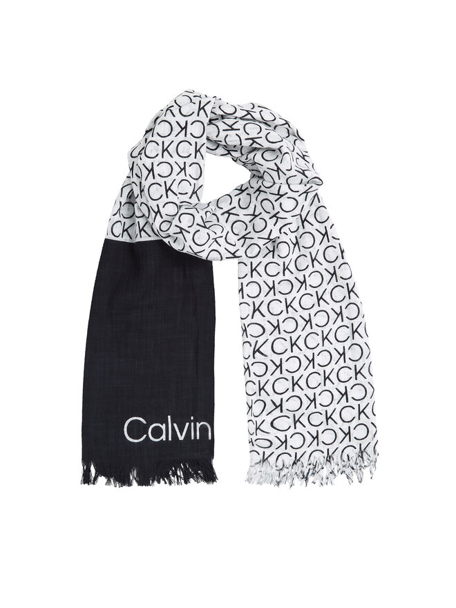 Calvin Klein Scialle Calvin Klein Monogram K60K612979 Nero
