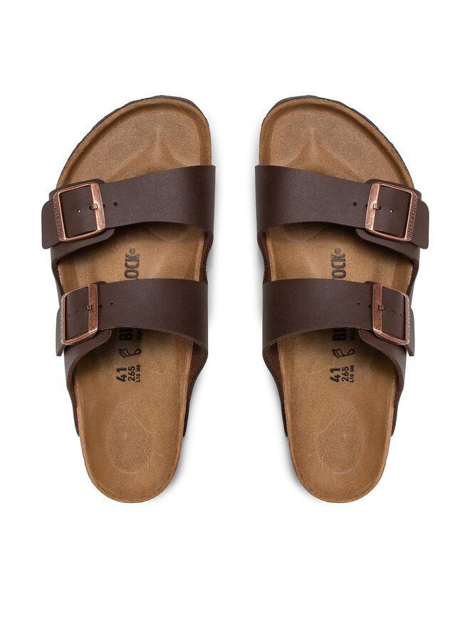Birkenstock Шльопанці Birkenstock Arizona Birko-Flor 0051701 Коричневий