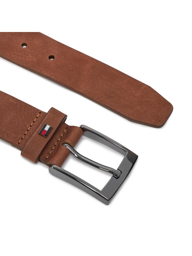 Tommy Hilfiger Ζώνη Ανδρική Tommy Hilfiger Adan Nubuck 3.5 AM0AM12050 Καφέ
