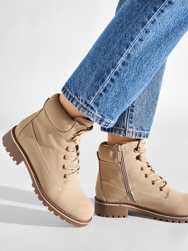 Jenny Fairy Schnürstiefeletten Jenny Fairy WS722-28G Weiß
