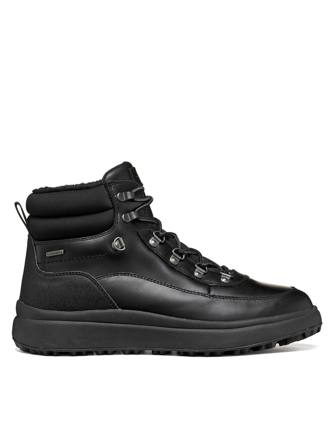Geox Schnürschuhe Geox U Granito + Grip B Abx U46FZD 000FF C9999 Schwarz
