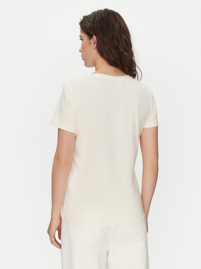 Mustang Mustang T-Shirt Alma 1016138 Εκρού Regular Fit