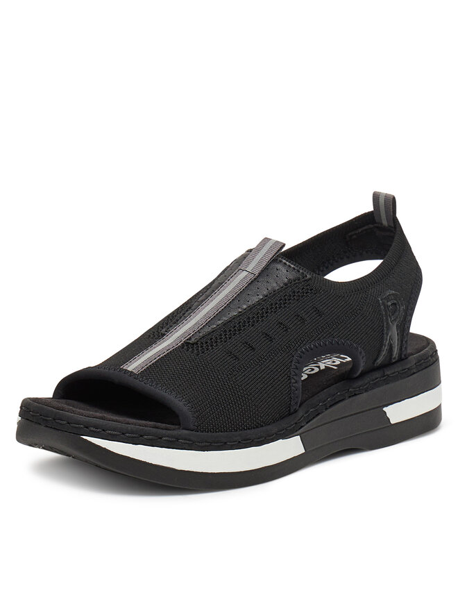 Rieker Сандали Rieker V59B5-00 Черен