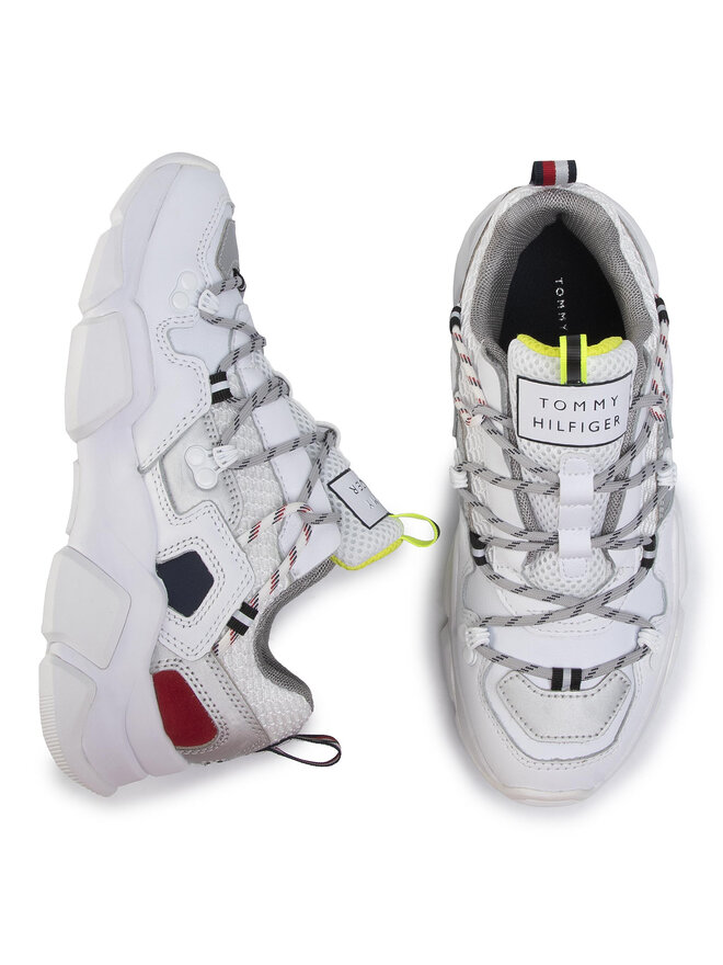 Tommy Hilfiger Sneakersy Tommy Hilfiger City Voyager Chunky Sneaker FW0FW04610 Biały