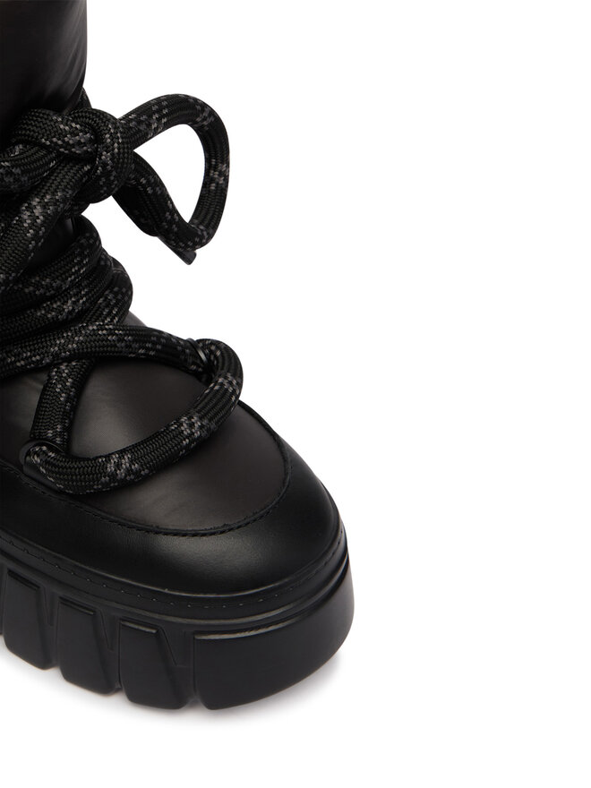 Tommy Jeans Schneeschuhe Tommy Jeans Tjw Platform Nylon Snowboot Wl EN0EN03163 Schwarz