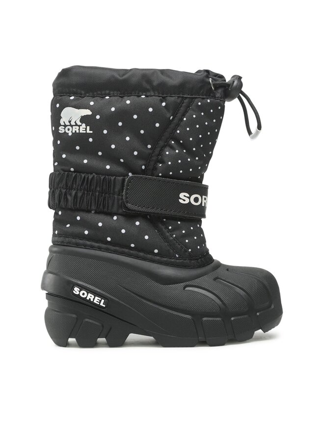Sorel Schneeschuhe Sorel Childrens Flurry Print NC3503-010 Schwarz