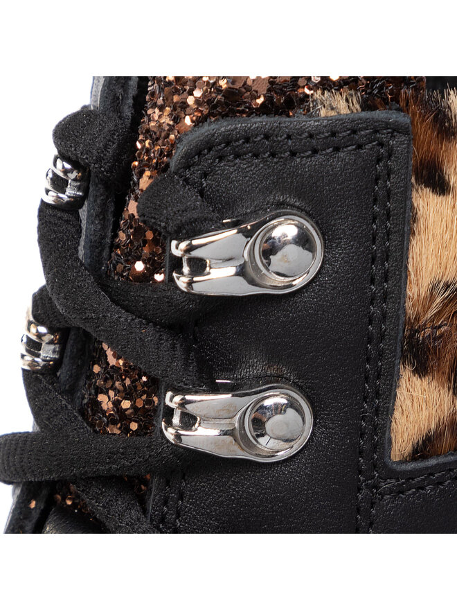 Eva Minge Schnürstiefeletten Eva Minge EM-23-06-000256 Schwarz