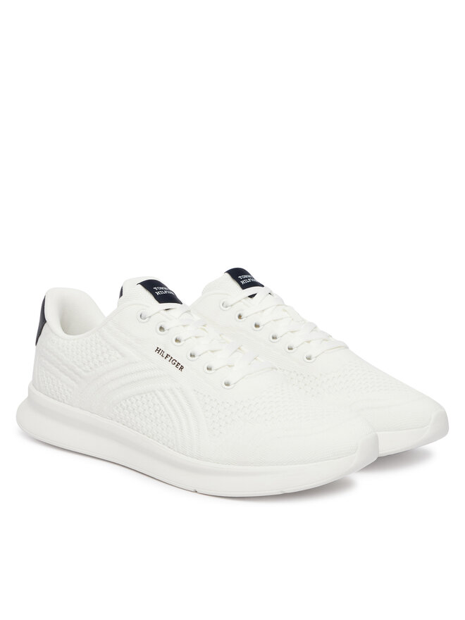 Tommy Hilfiger Sneakers Tommy Hilfiger Lightweight Runner Mix FM0FM05755 Weiß