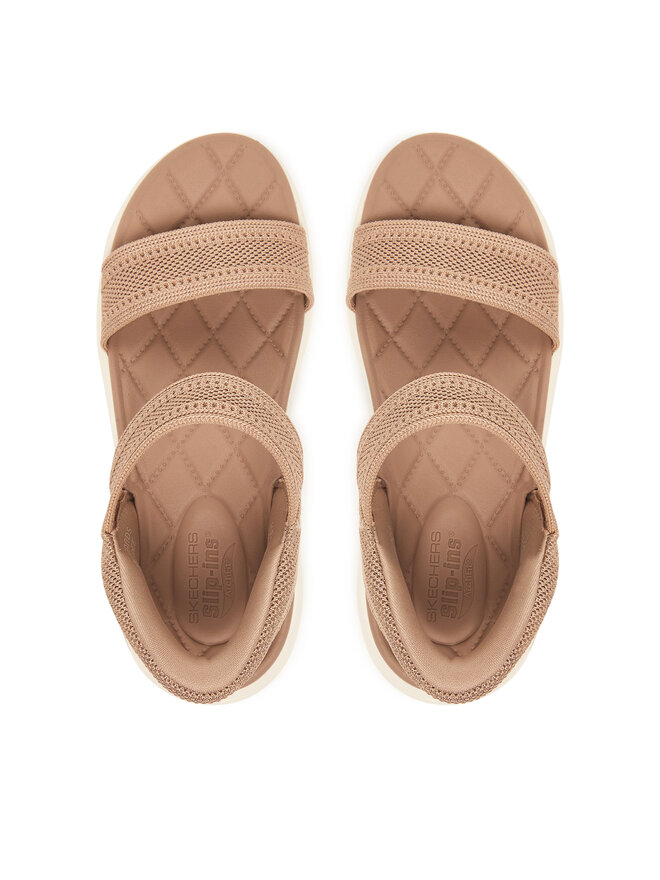 Skechers Босоніжки Skechers Slip-Ins: Arch Fit 2.0 Sandal - Kennedy 140844/TAN Бежевий