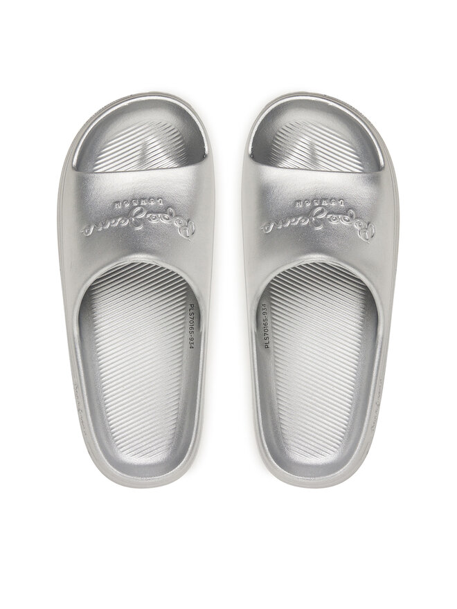 Pepe Jeans Iešļūcenes Pepe Jeans Beach Slidemet PLS70165 Sudraba