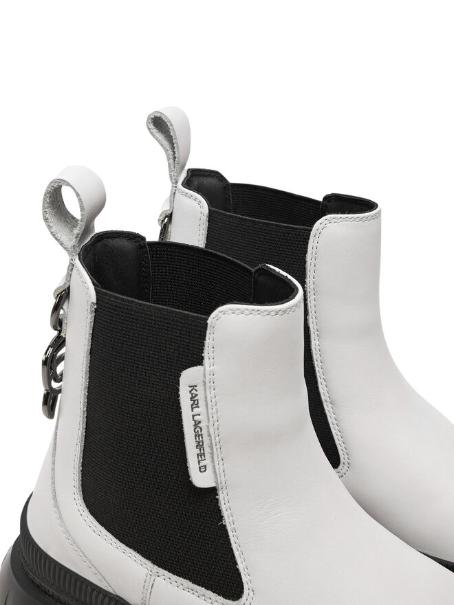 KARL LAGERFELD Μποτάκια με λάστιχο KARL LAGERFELD KL43534 Λευκό