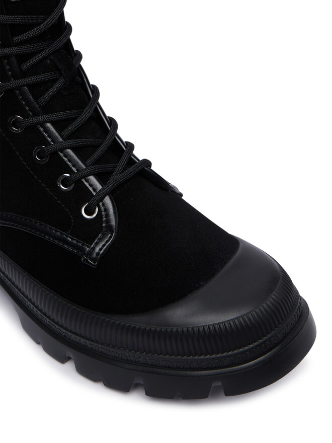 KARL LAGERFELD Черевики KARL LAGERFELD Trekka Mens Nft KL25252 Чорний