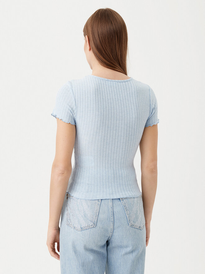 Noisy May Noisy May Póló Berry 27015446 Kék Slim Fit