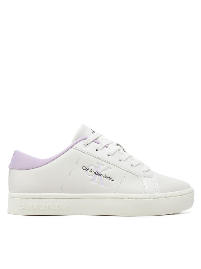 Calvin Klein Jeans Sneakers Calvin Klein Jeans Classic Cupsole Lowlaceup Lth Wn YW0YW01444 Bianco
