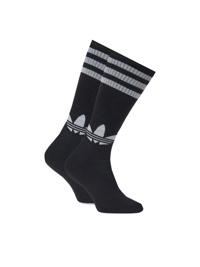 adidas Zestaw 2 par wysokich skarpet unisex adidas Knee JC8878 Biały
