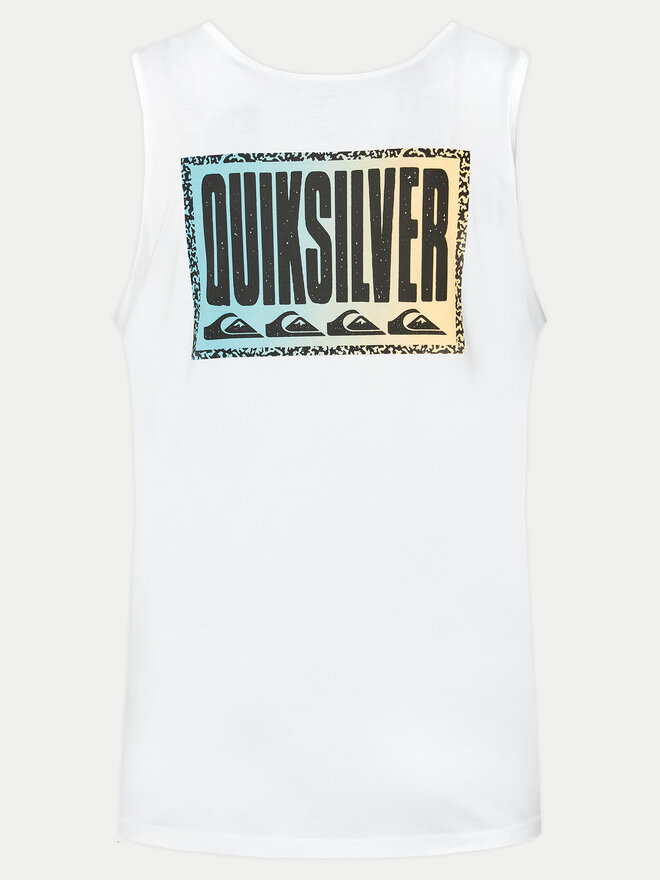 Quiksilver Quiksilver Trikó Long Fade EQYZT07663 Fehér Regular Fit
