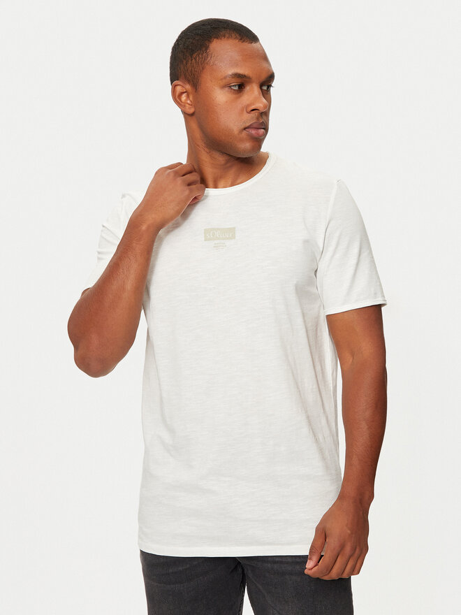 s.Oliver s.Oliver Camiseta 2150054 Blanco Regular Fit
