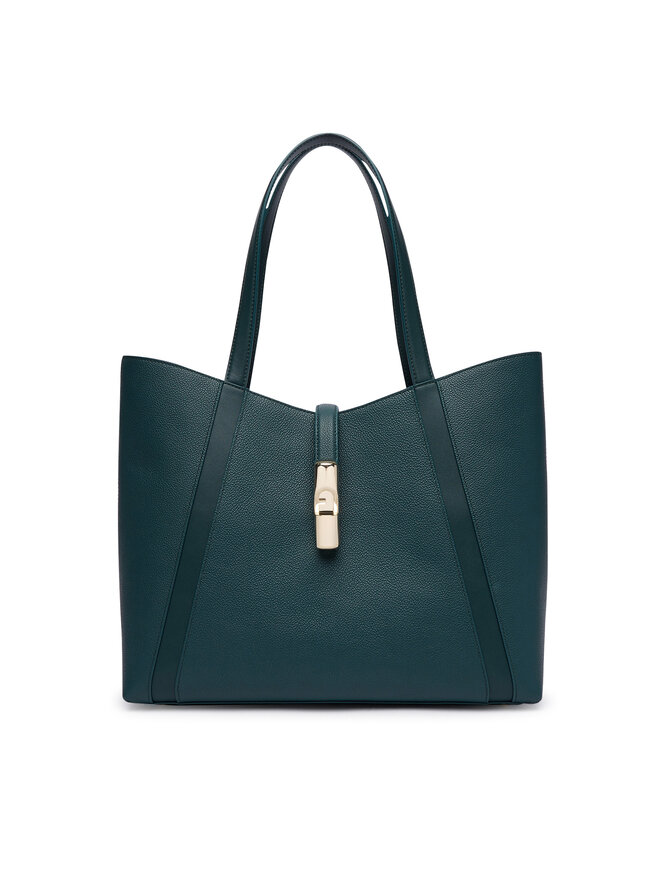 Furla Handtasche Furla Goccia L WB01788 BX3353 CN 4907S Dunkelgrün